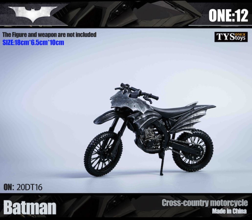 Batman off-road motorcycle 1/12
