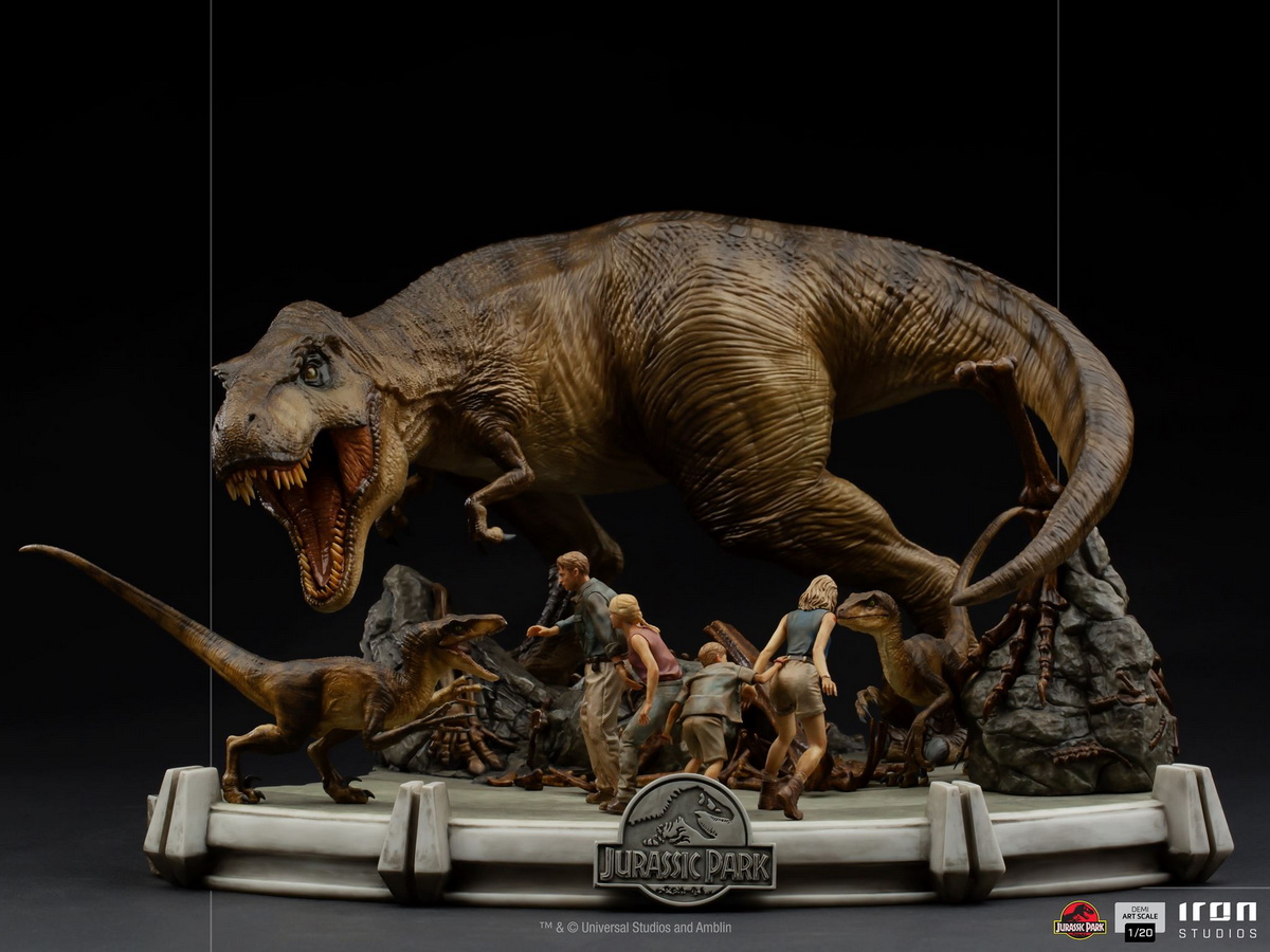 Demi Art Scale 1/20 Jurassic Park - final battle scene