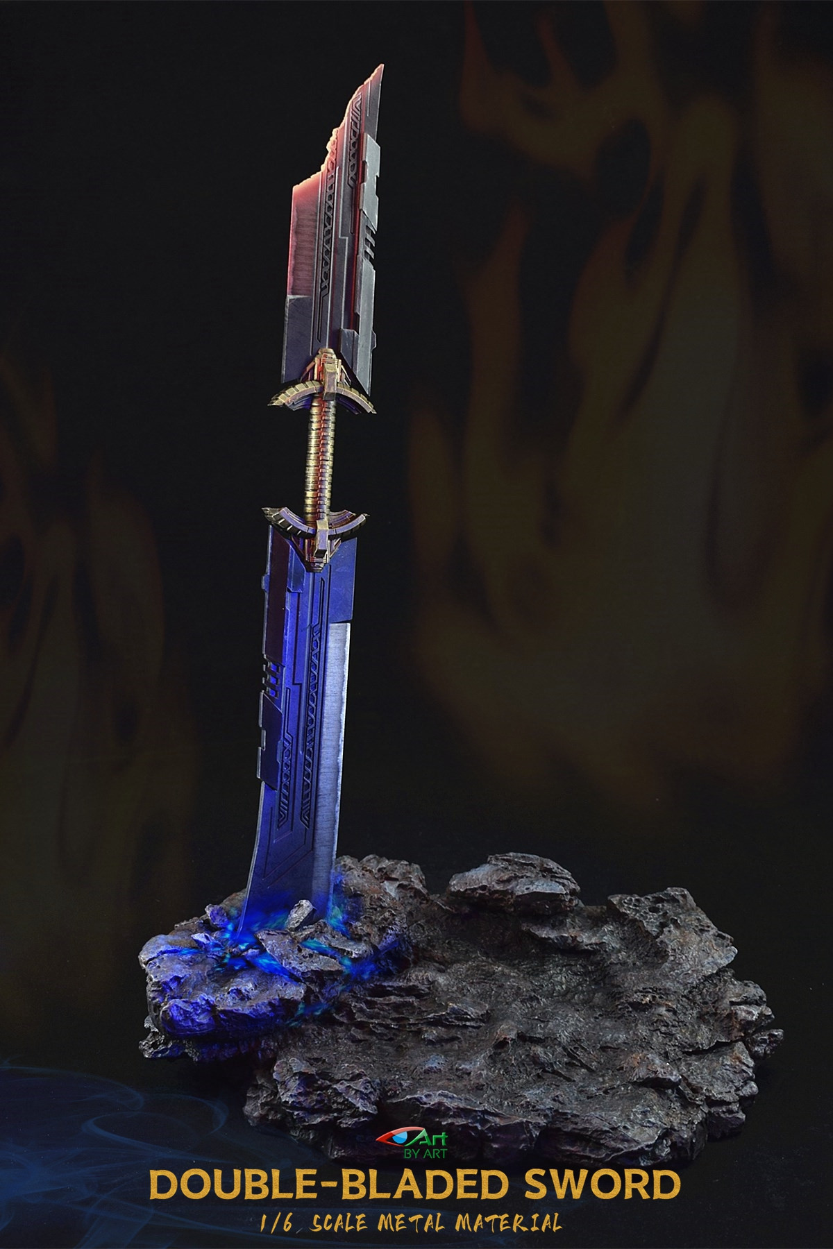1/6 Double-bladed sword
