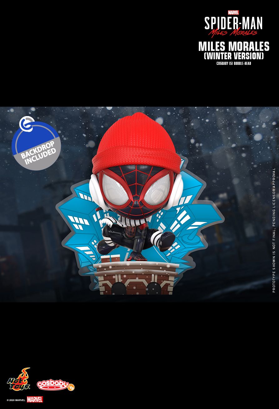 MARVEL’S SPIDER-MAN: MILES MORALES COSBABY (S) BOBBLE-HEAD