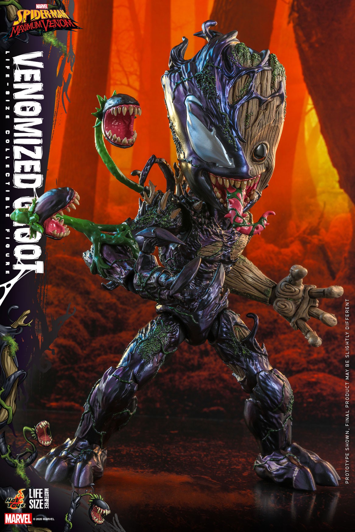 (Spider-Man: Maximum Venom) Venom Groot 1/1 scale collection figure