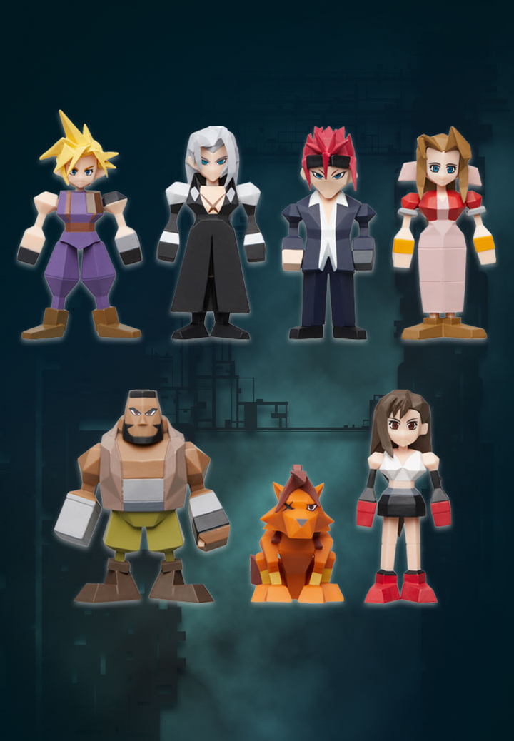 FINAL FANTASY Ⅶ Polygon Figure BOX