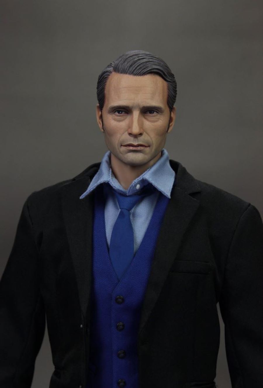 1/6 Medes Mickelson Head Carving Hannibal / Cliff (Death Stranding)