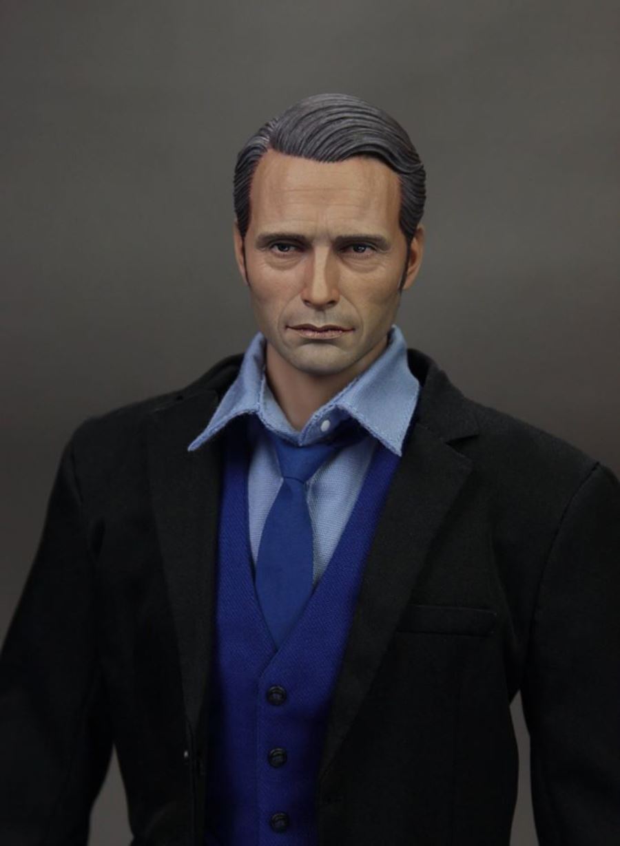 1/6 Medes Mickelson Head Carving Hannibal / Cliff (Death Stranding)
