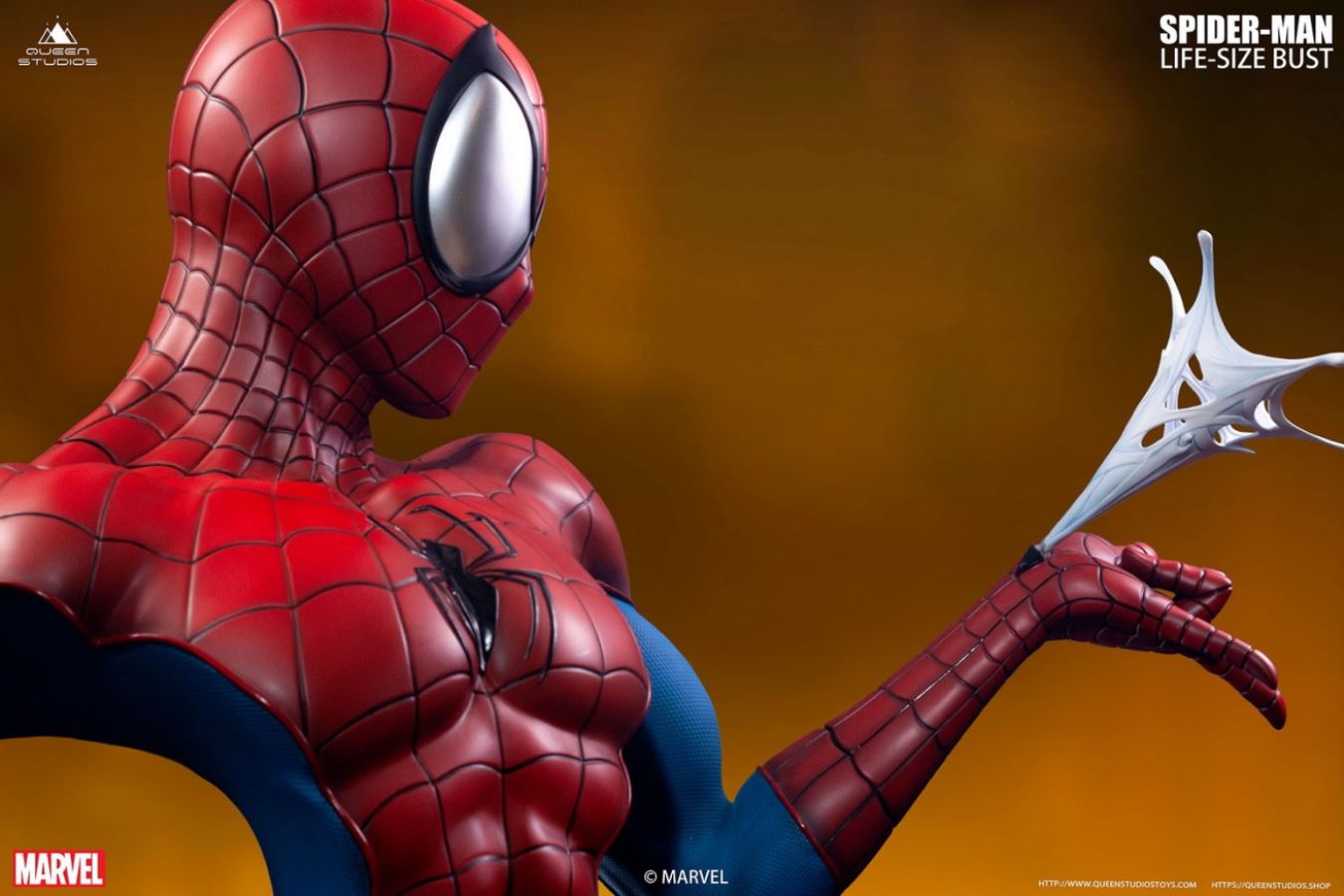 Marvel Spiderman 1/1 Bust (Three Color Versions)