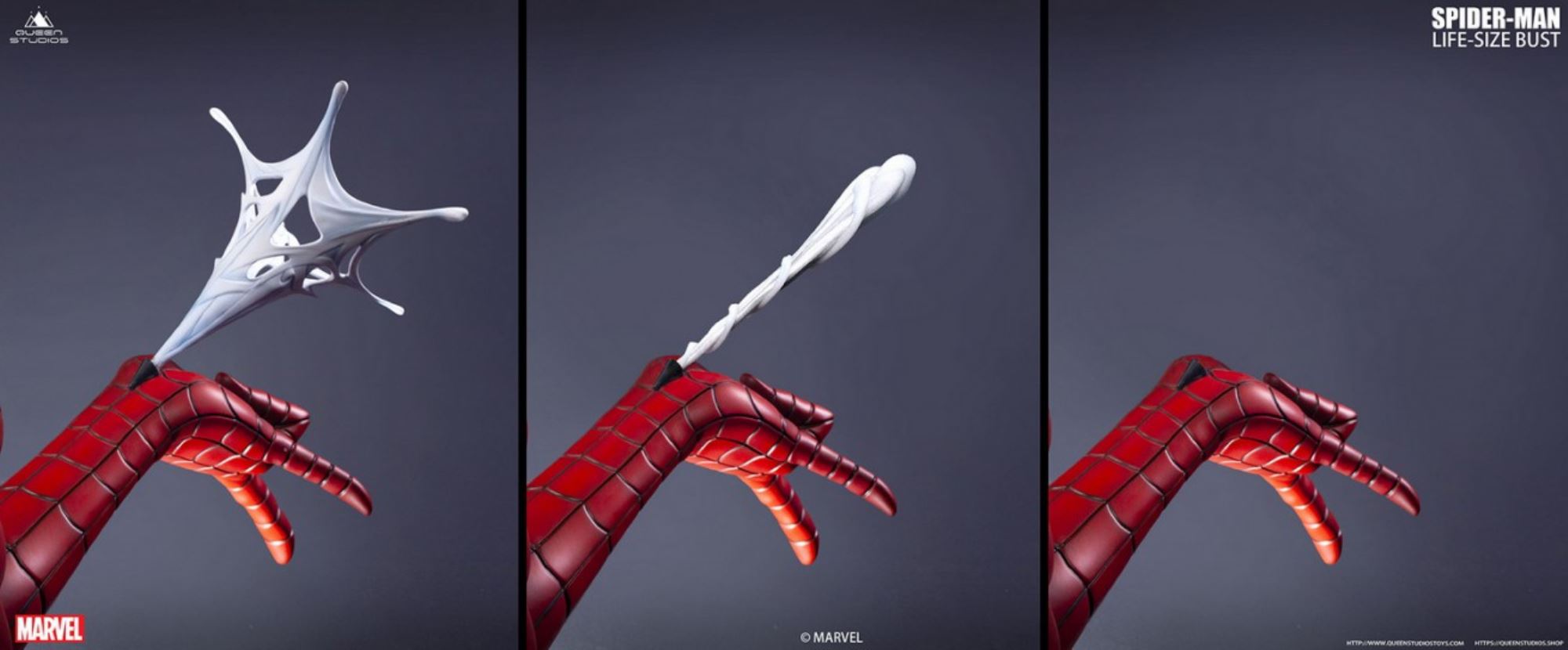 Marvel Spiderman 1/1 Bust (Three Color Versions)