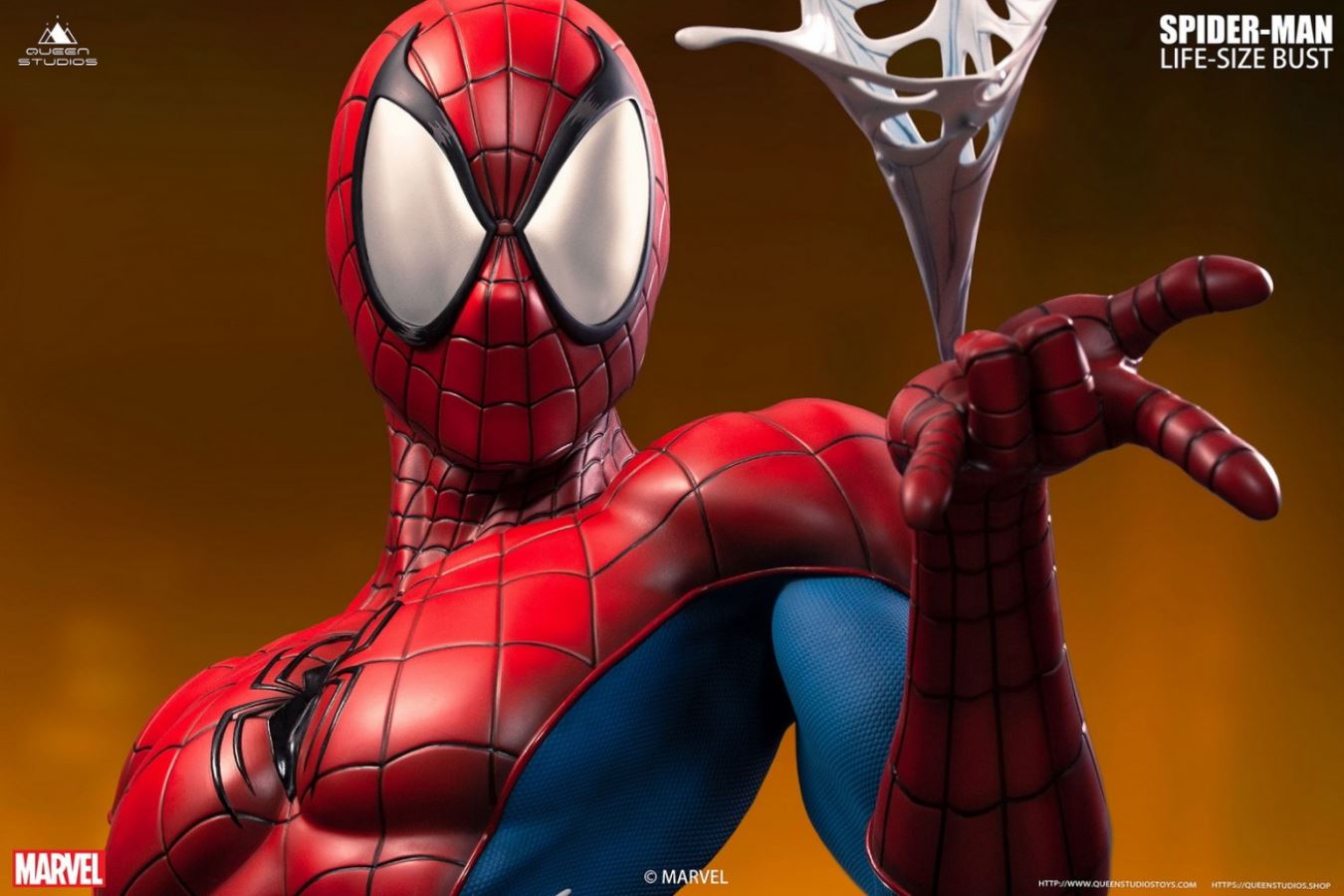 Marvel Spiderman 1/1 Bust (Three Color Versions)