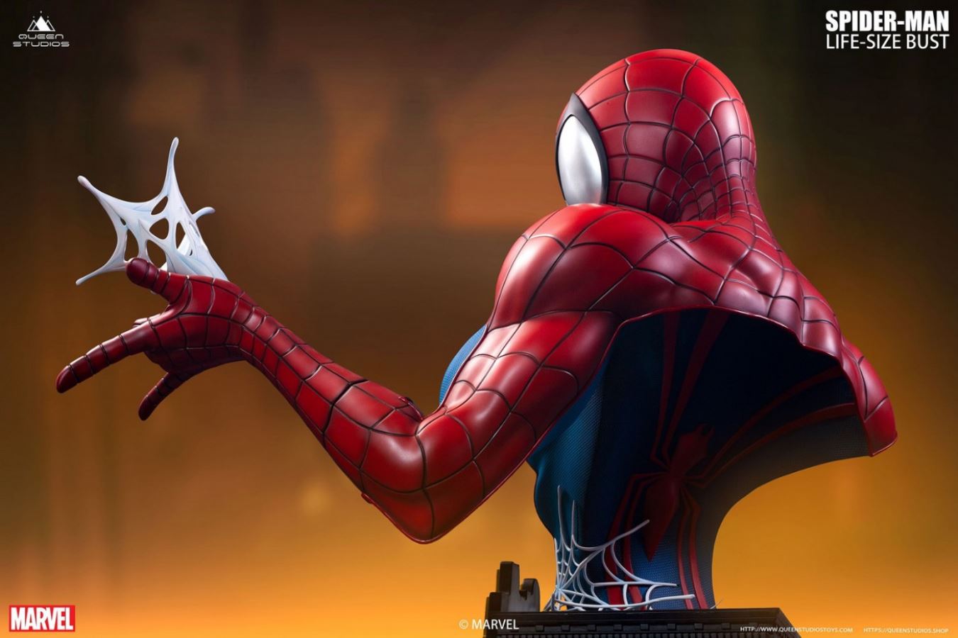 Marvel Spiderman 1/1 Bust (Three Color Versions)