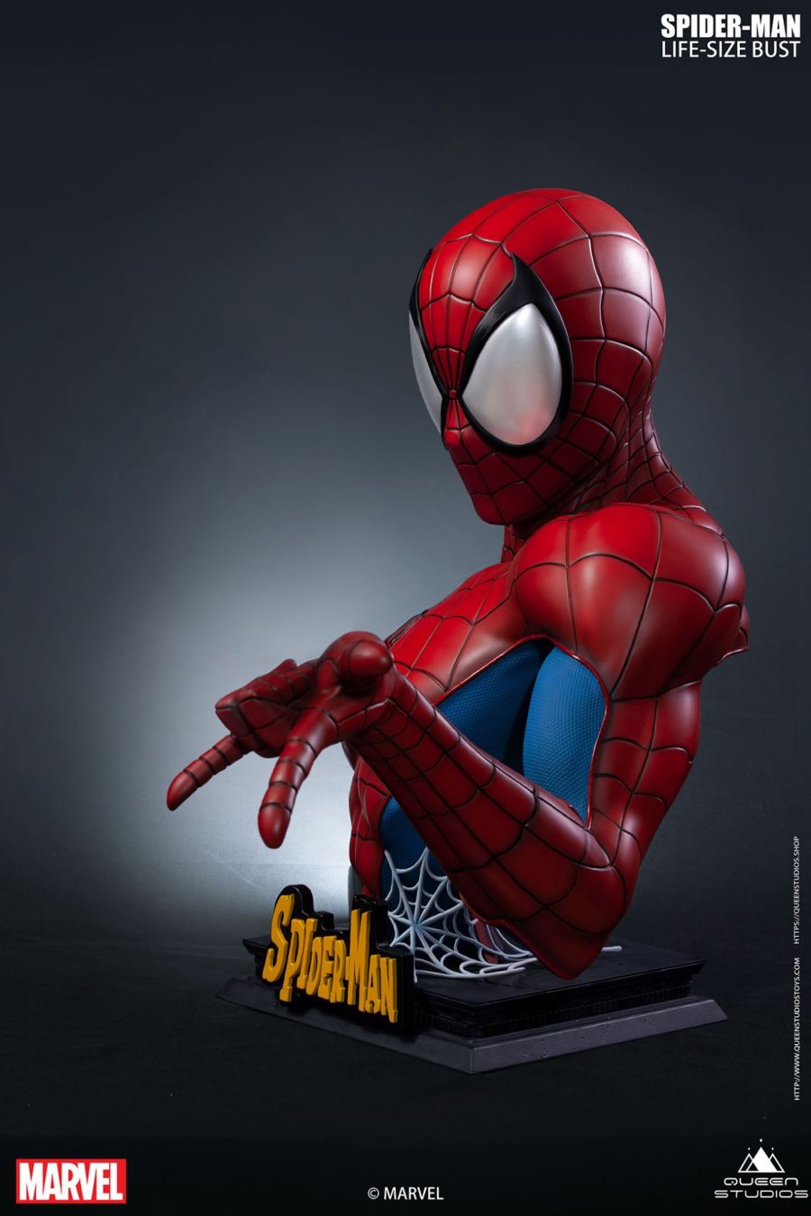 Marvel Spiderman 1/1 Bust (Three Color Versions)