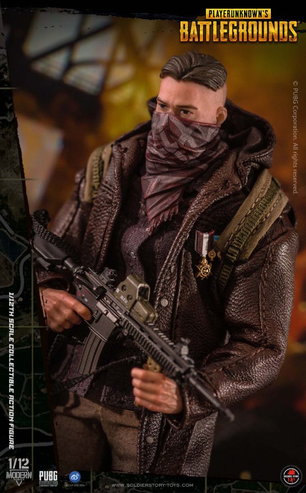 PUBG (Player Unknown’s Battlegrounds) 1:12 Scale Figure - Windbreaker Edition (SSG-002)