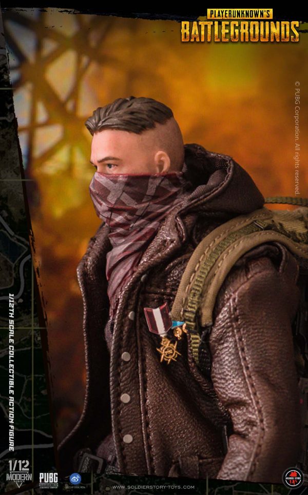 PUBG (Player Unknown’s Battlegrounds) 1:12 Scale Figure - Windbreaker Edition (SSG-002)