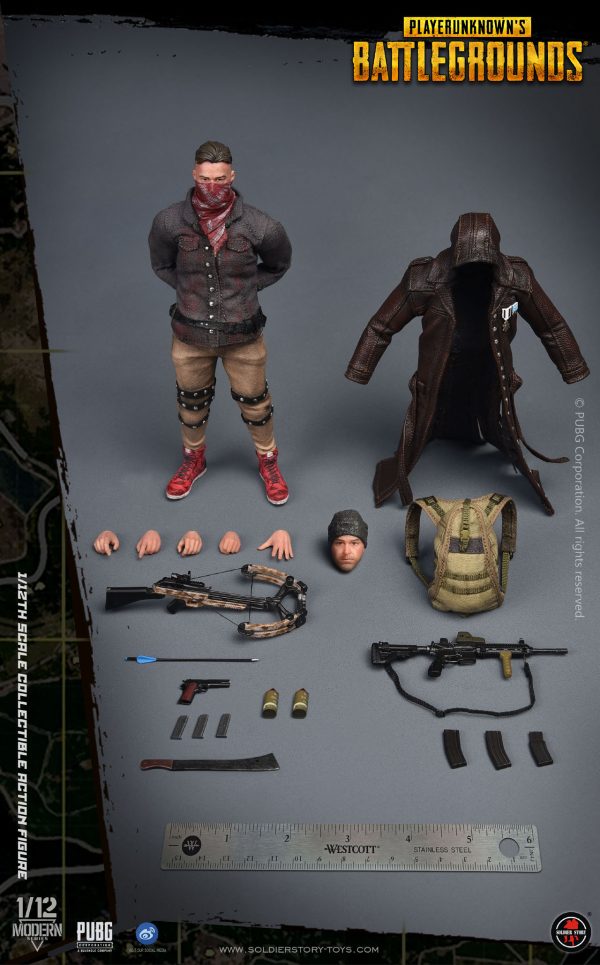 PUBG (Player Unknown’s Battlegrounds) 1:12 Scale Figure - Windbreaker Edition (SSG-002)