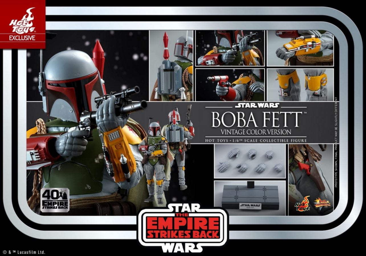 STAR WARS: THE EMPIRE STRIKES BACK - BOBA FETT (VINTAGE COLOR VERSION)
