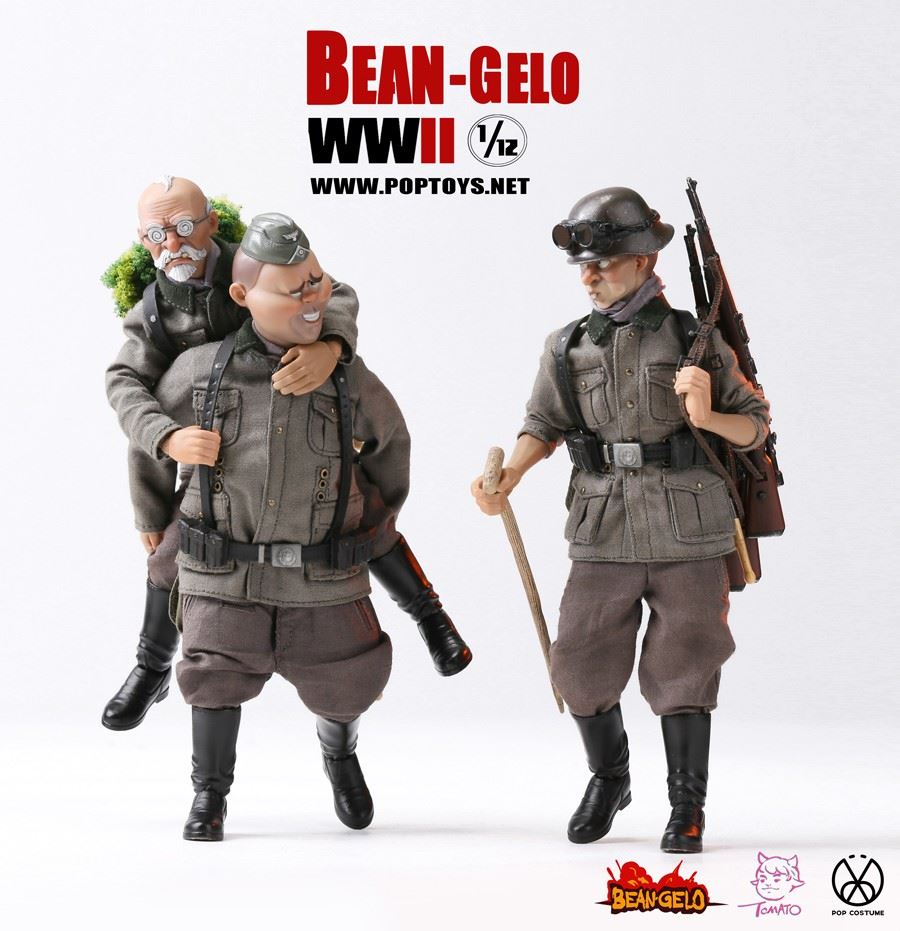 1/12 Bean-Gelo Cartoon World War II