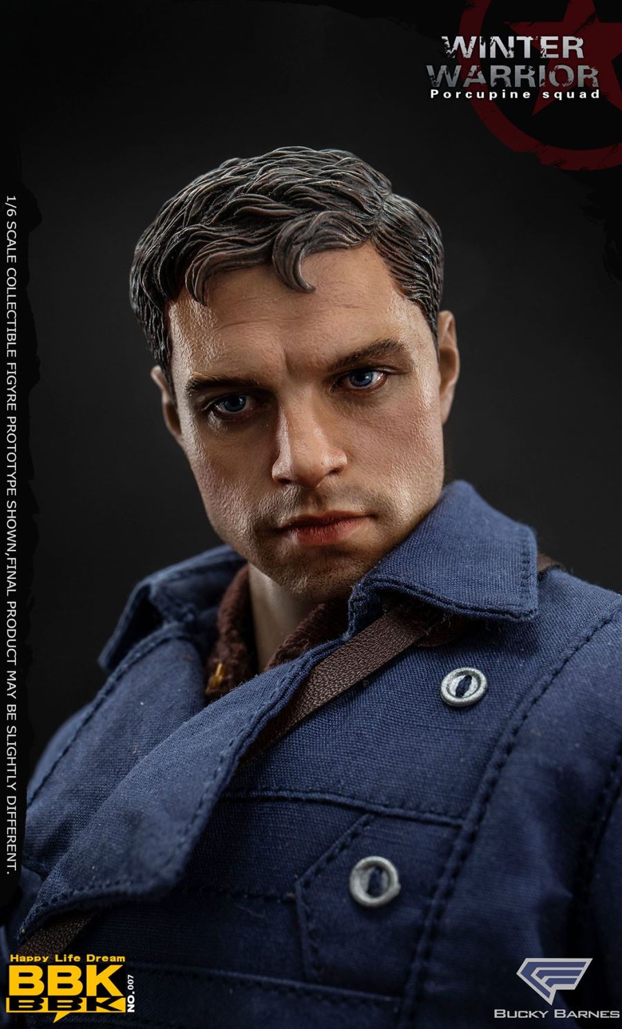 1/6 US World War II Porcupine Squad Winter Soldier - Barnes (BBK07)