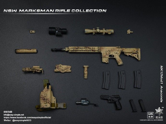 1/6 NSW Marksman Rifle Collection (06024)