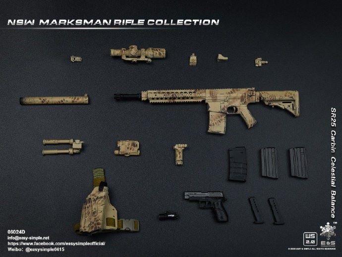 1/6 NSW Marksman Rifle Collection (06024)