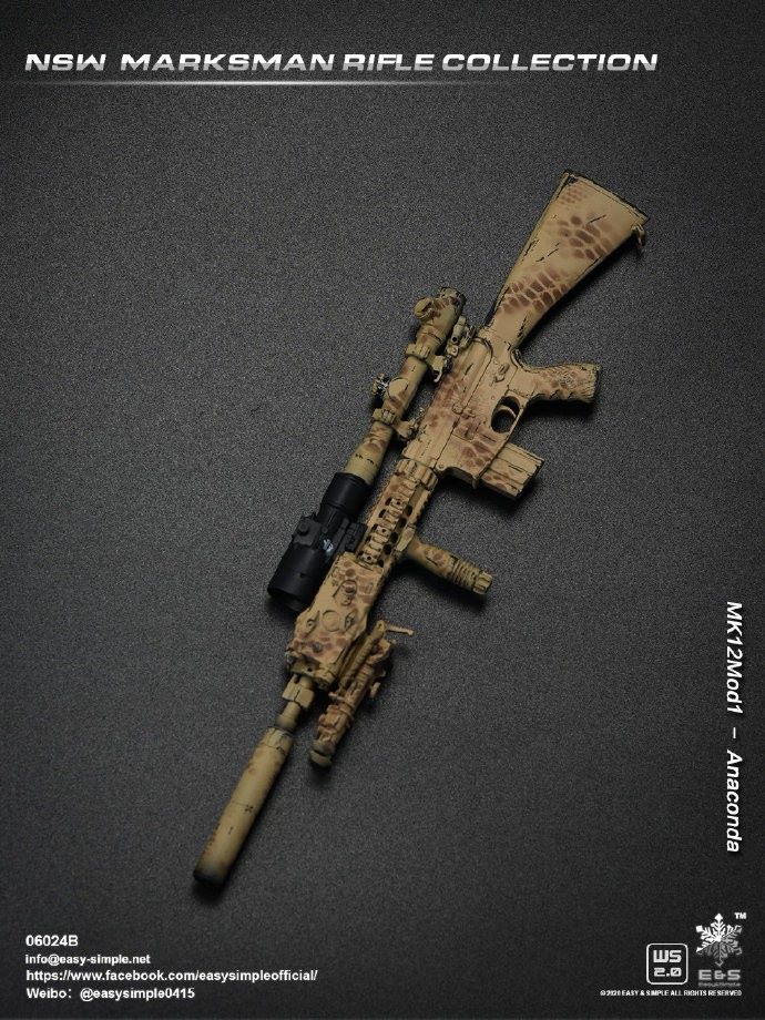 1/6 NSW Marksman Rifle Collection (06024)