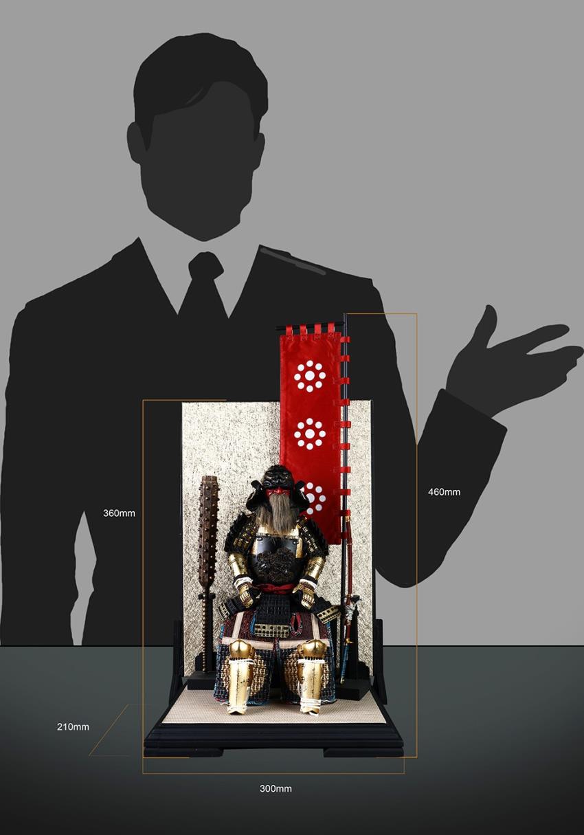 1/6 SERIES OF EMPIRES (DIECAST ALLOY)-BLACK LION ARMOR (LEGENDARY VERSION)