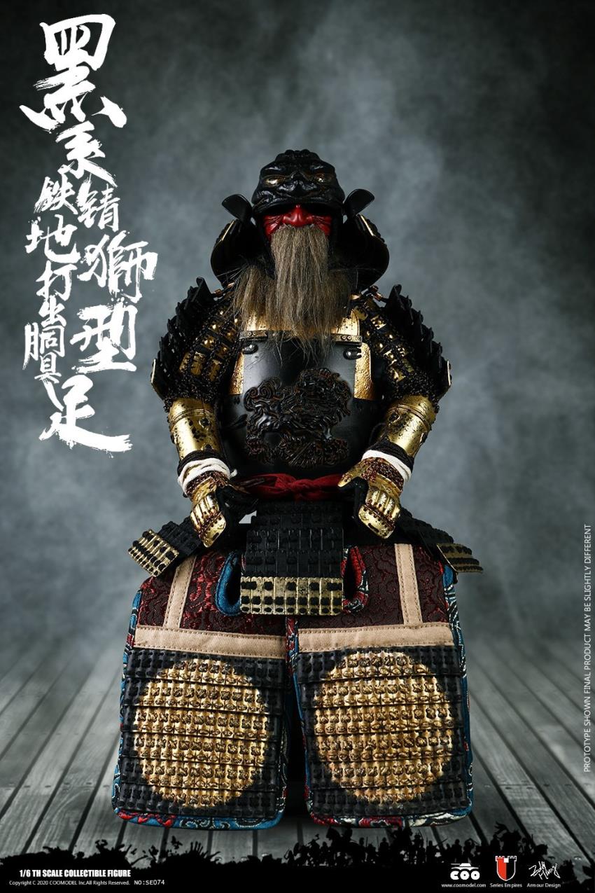 1/6 SERIES OF EMPIRES (DIECAST ALLOY)-BLACK LION ARMOR (LEGENDARY VERSION)