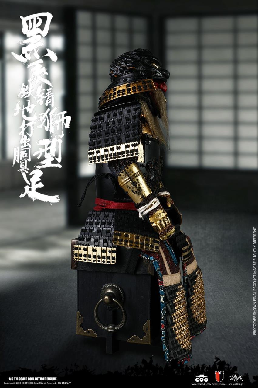 1/6 SERIES OF EMPIRES (DIECAST ALLOY)-BLACK LION ARMOR (LEGENDARY VERSION)