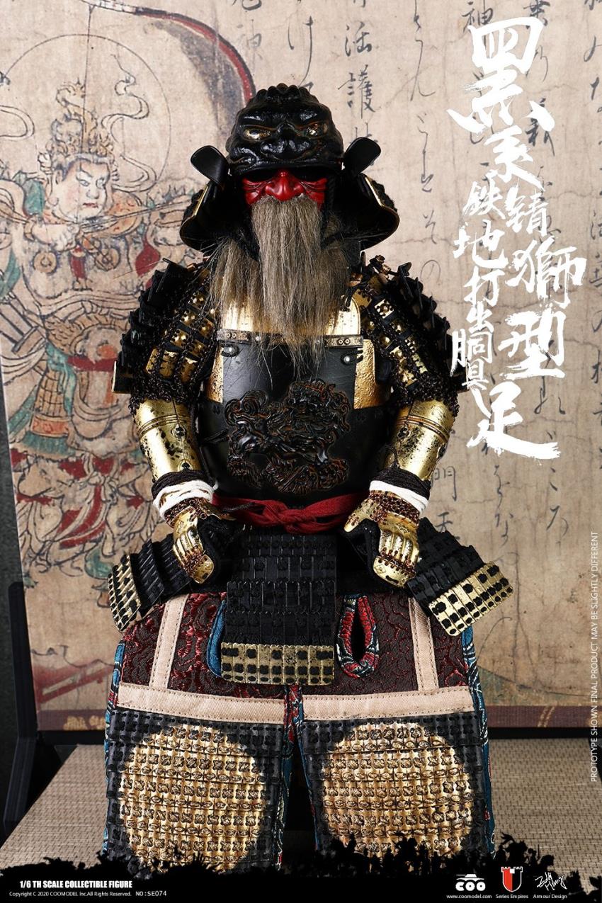 1/6 SERIES OF EMPIRES (DIECAST ALLOY)-BLACK LION ARMOR (LEGENDARY VERSION)