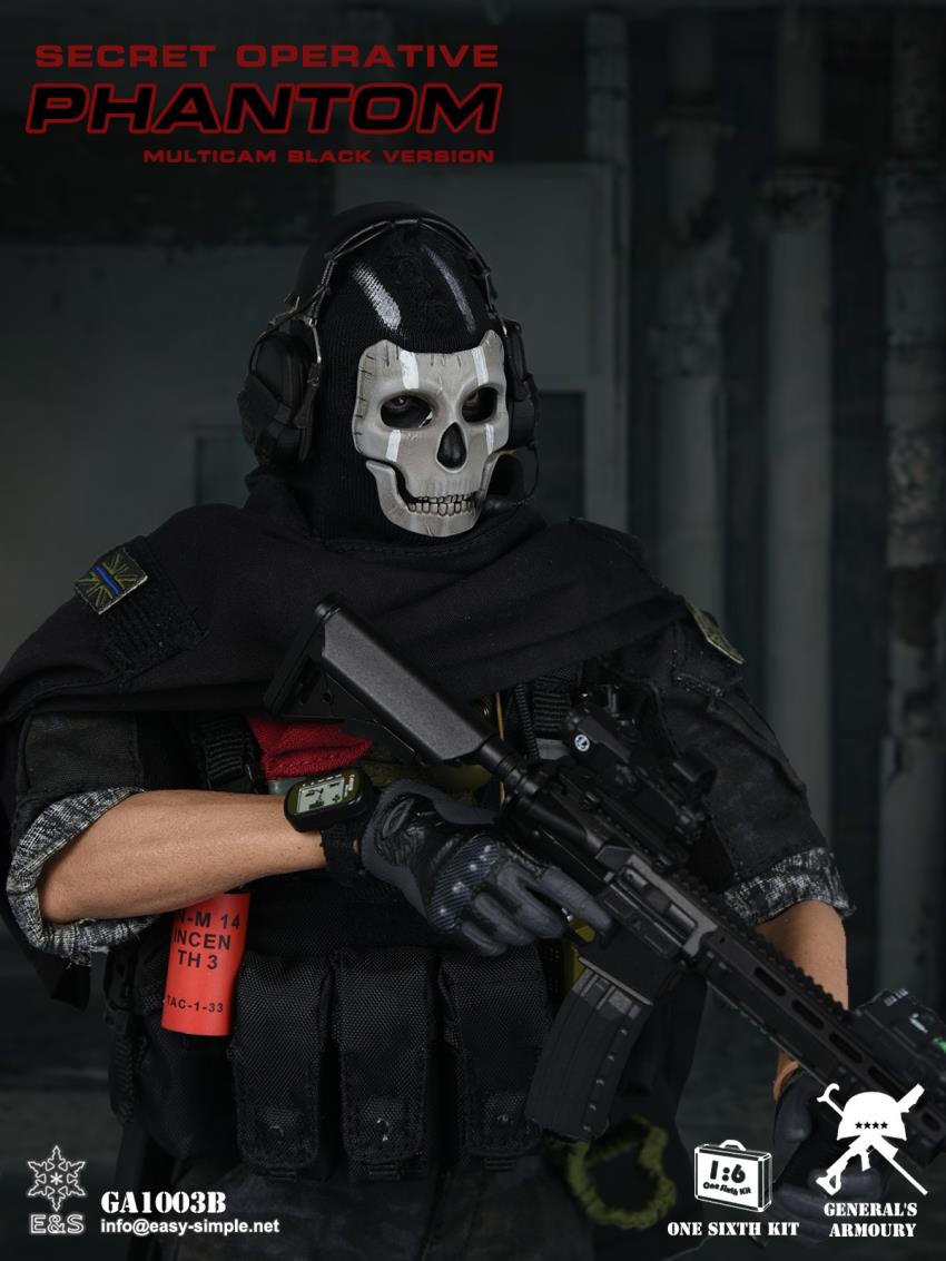 Secret Operative Phantom (Multicam Black Version)
