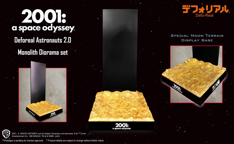 Deforeal 2001: A Space Odyssey Astronaut 2.0 Monolith Diorama Set