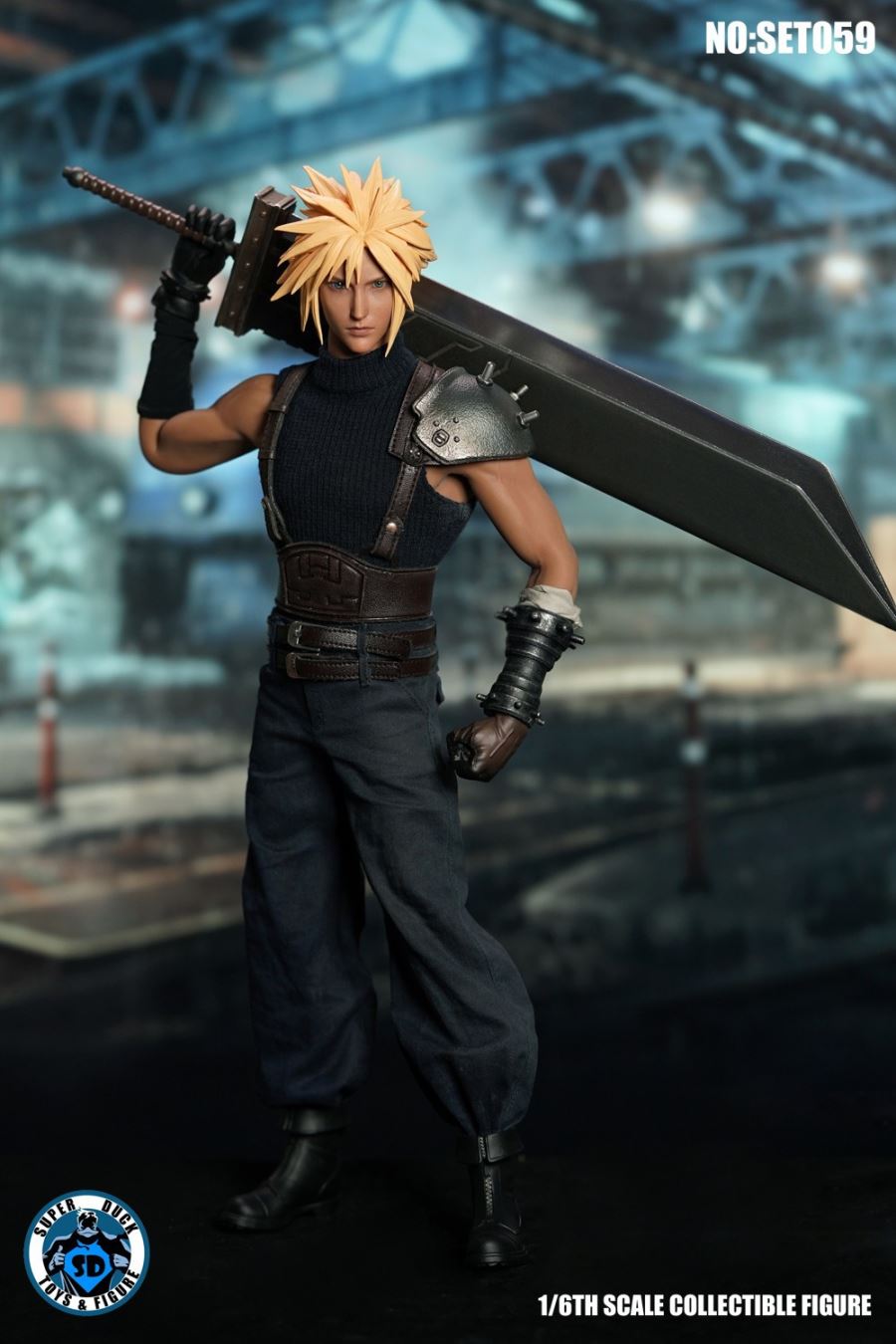 1/6 COSPLAY Fantasy Mercenary Head Sculpture Clothing Accessories Set