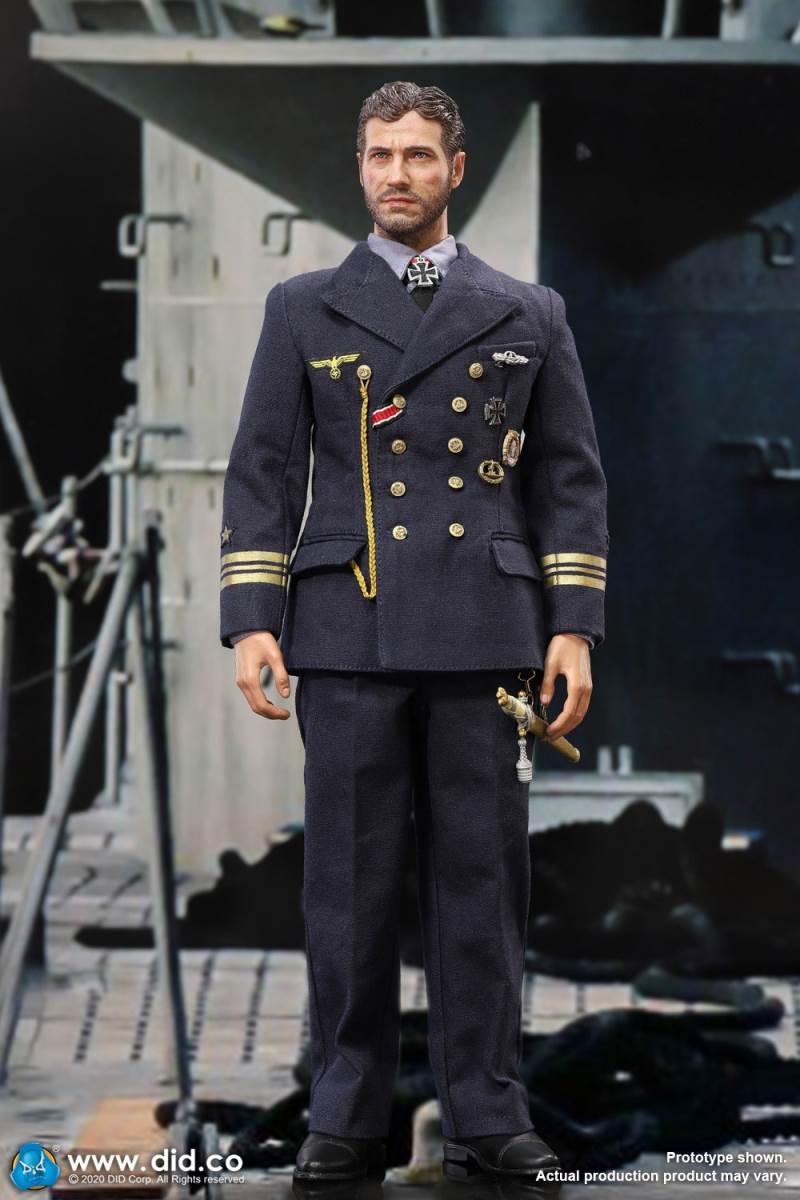 1/6 BBlue Sea Wolf Pack - World War II U Boat Captain