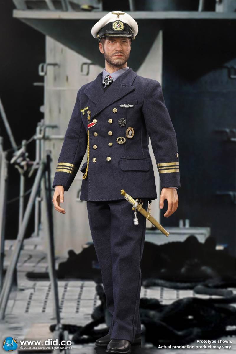 1/6 BBlue Sea Wolf Pack - World War II U Boat Captain
