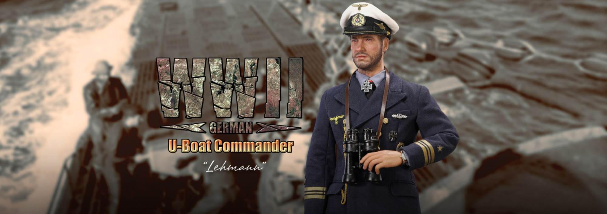 1/6 BBlue Sea Wolf Pack - World War II U Boat Captain