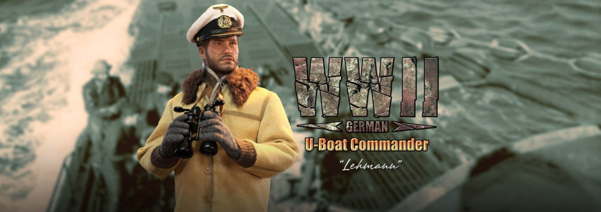 1/6 BBlue Sea Wolf Pack - World War II U Boat Captain