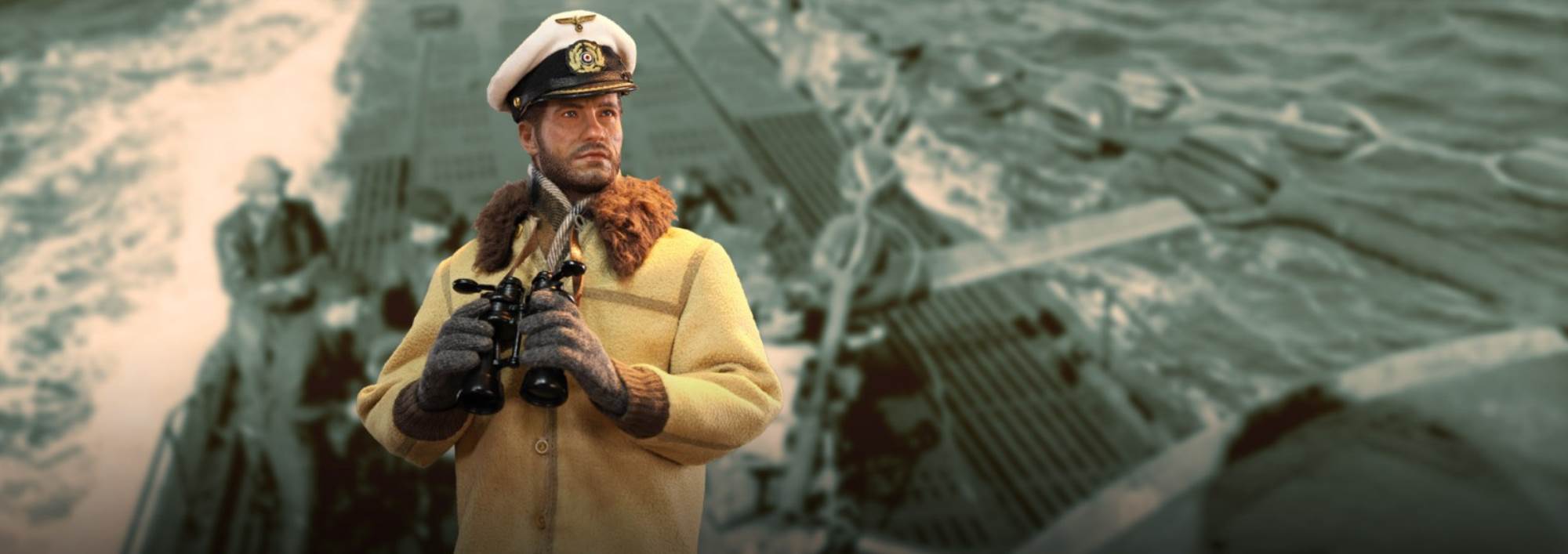 1/6 BBlue Sea Wolf Pack - World War II U Boat Captain
