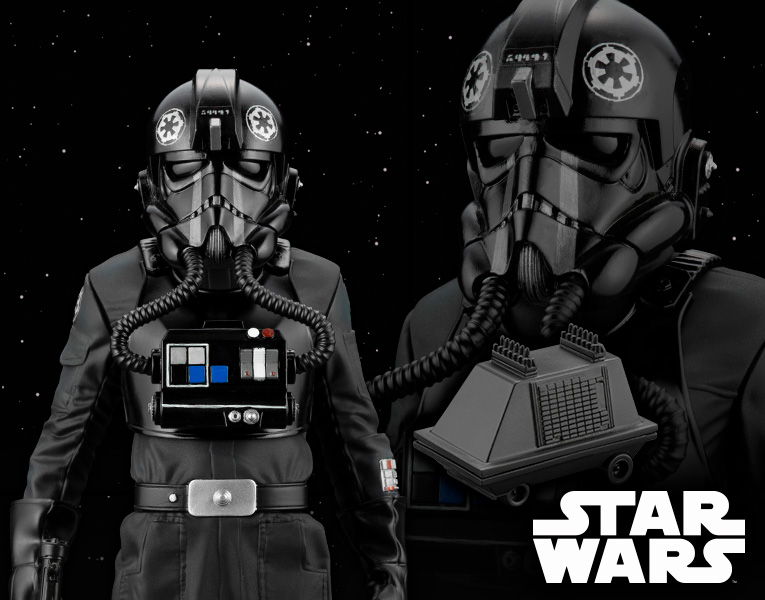 Star Wars - Tie Fighter Pilot Backstabber & Mouse Droid ARTFX+ 1/10