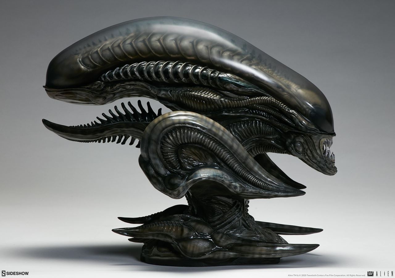 16.75 inch Alien Xenomorph Parasite Mythos Alien Bust (#400323)