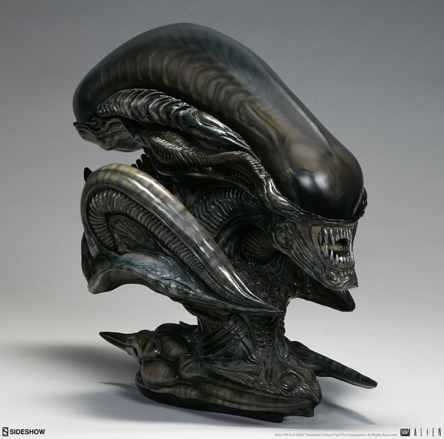 16.75 inch Alien Xenomorph Parasite Mythos Alien Bust (#400323)