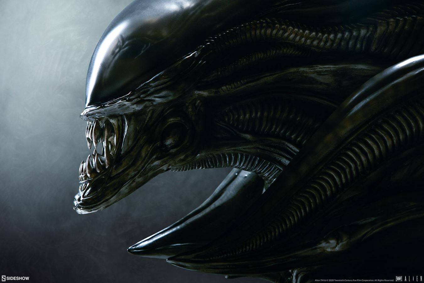 16.75 inch Alien Xenomorph Parasite Mythos Alien Bust (#400323)