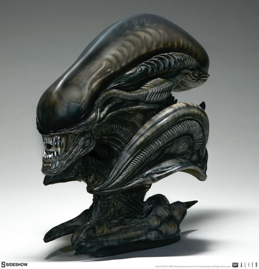 16.75 inch Alien Xenomorph Parasite Mythos Alien Bust (#400323)