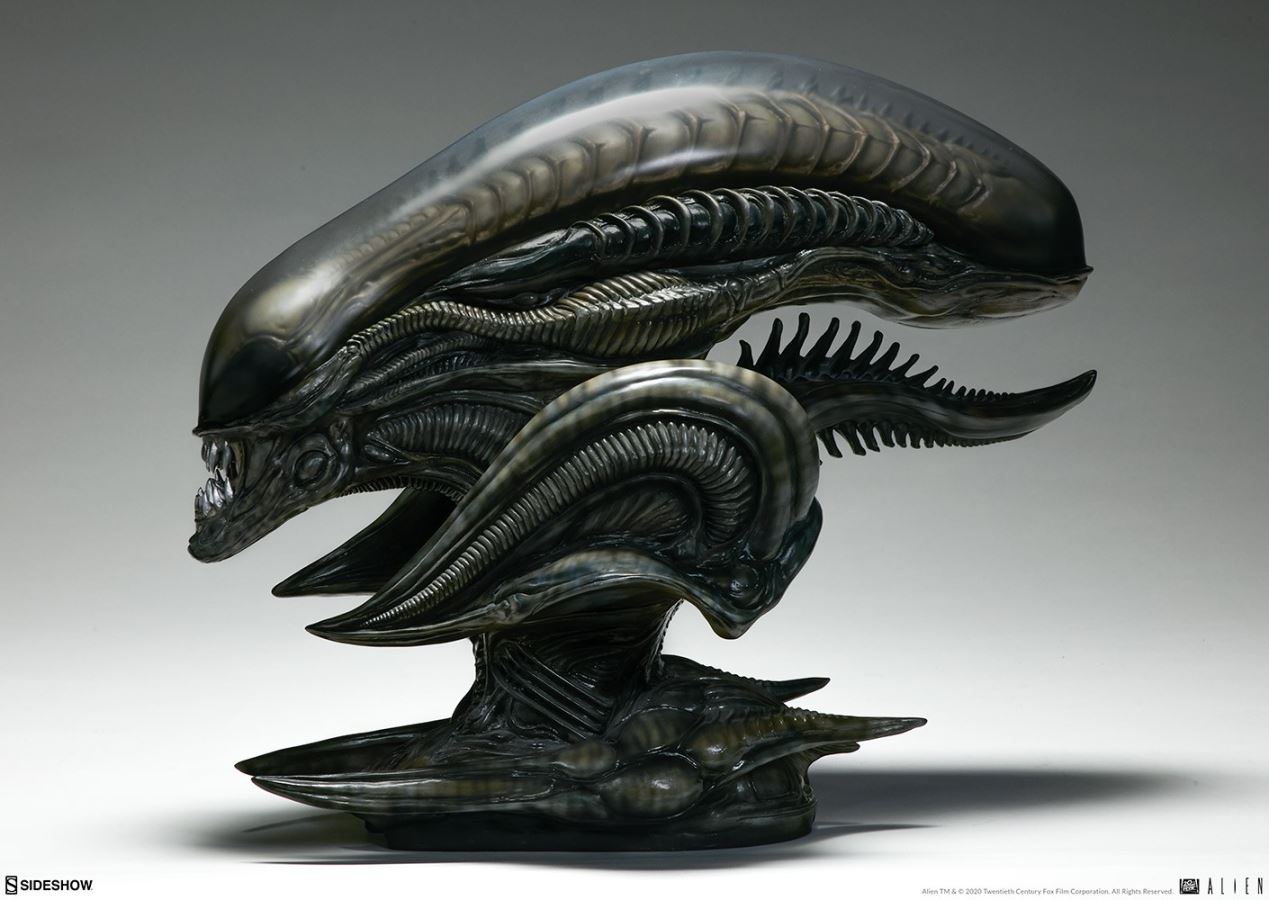 16.75 inch Alien Xenomorph Parasite Mythos Alien Bust (#400323)