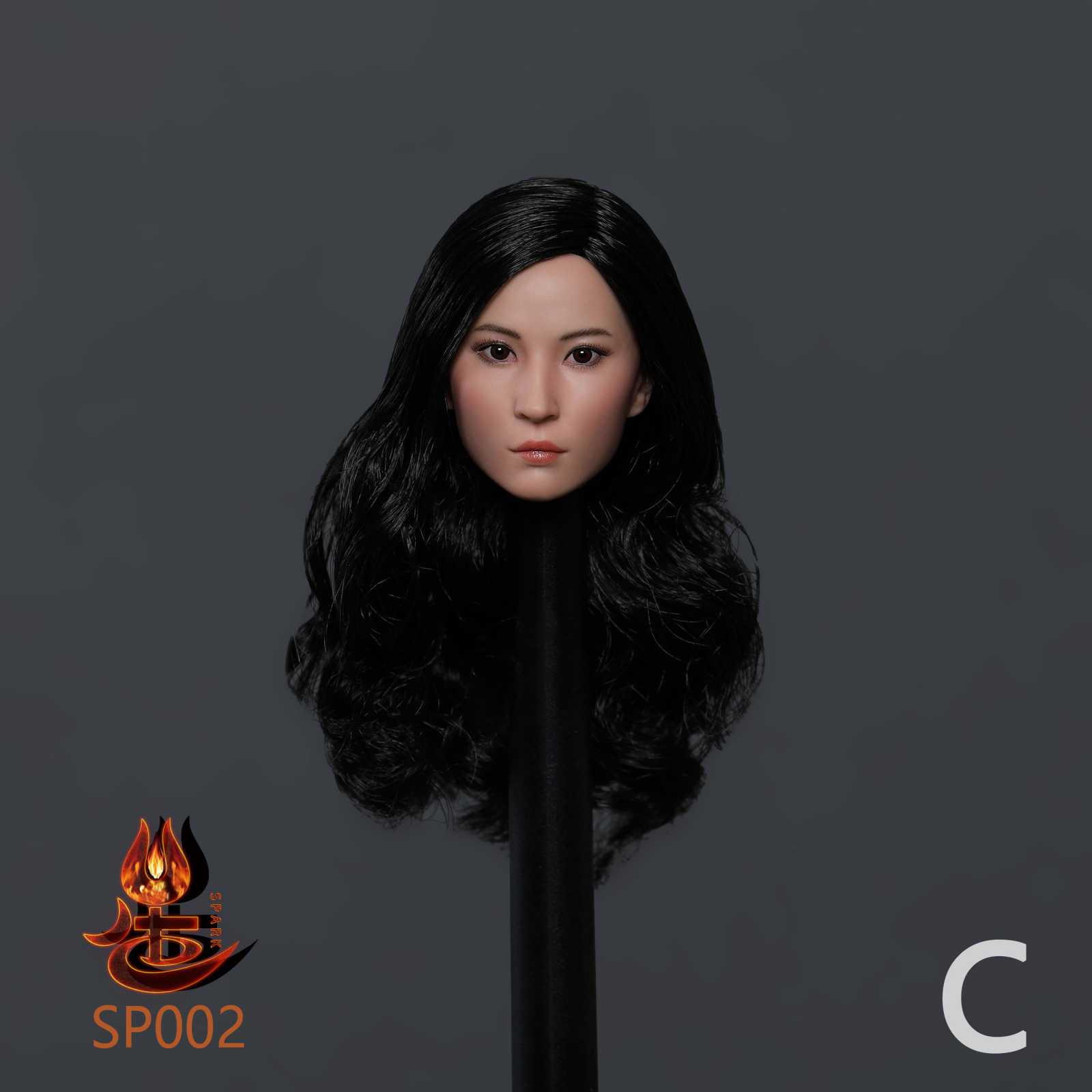 1/6 Asian beauty head carving #SP002