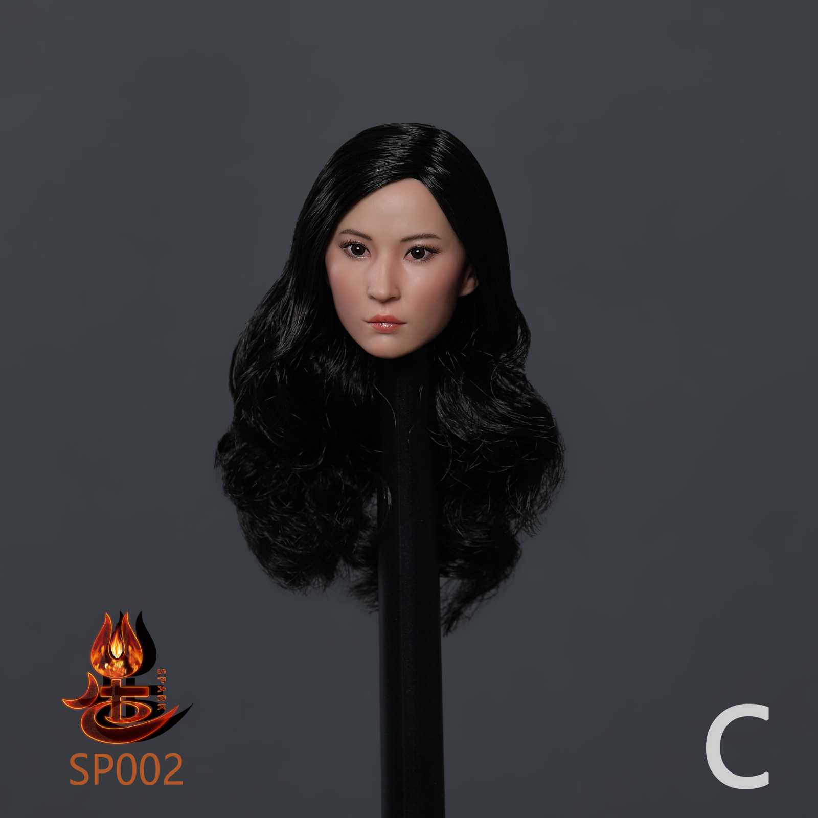 1/6 Asian beauty head carving #SP002