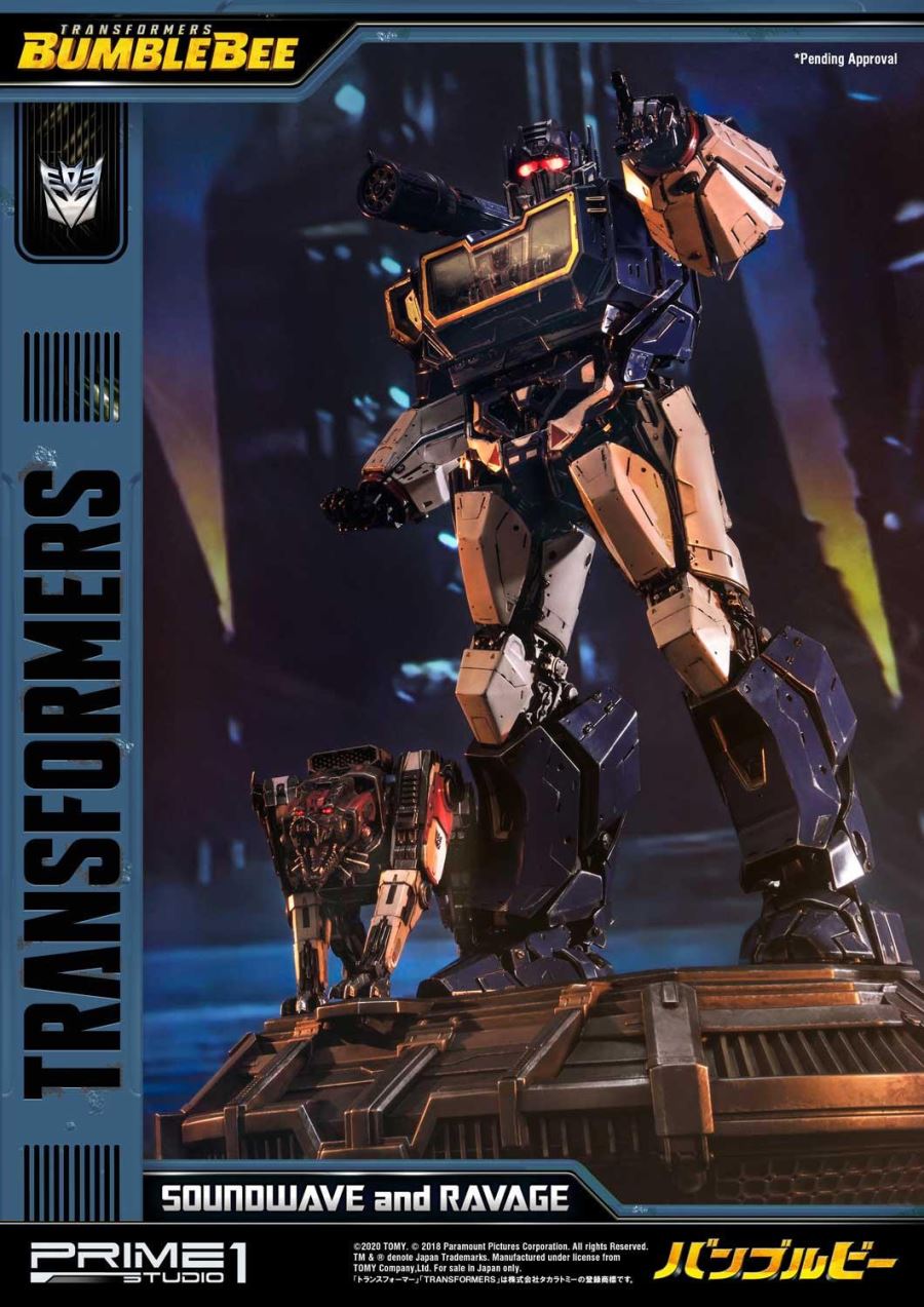 Transformers: Bumblebee (Film) Soundwave & Ravage EX Version