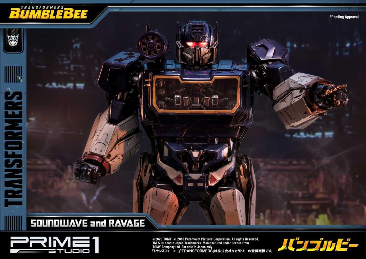 Transformers: Bumblebee (Film) Soundwave & Ravage EX Version