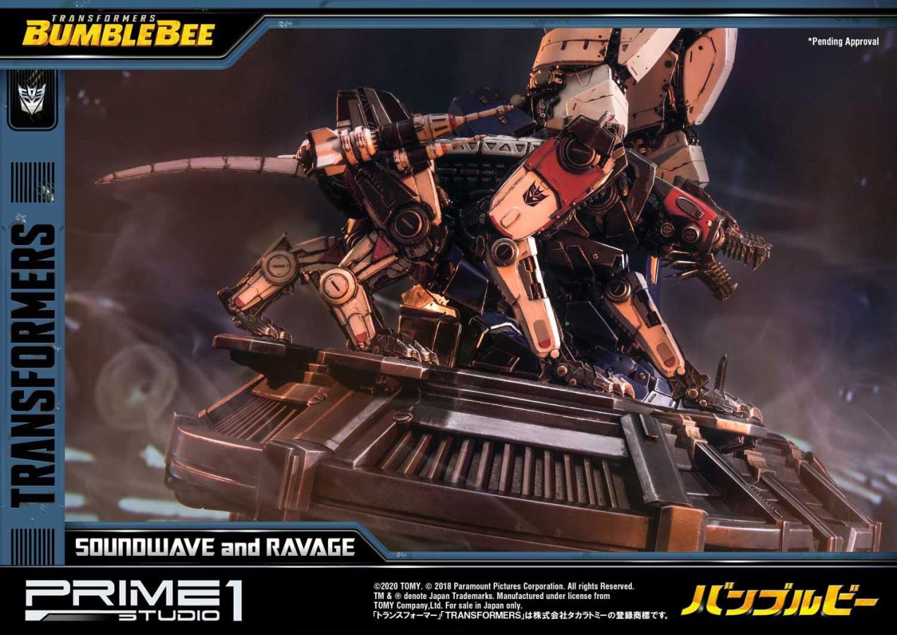 Transformers: Bumblebee (Film) Soundwave & Ravage EX Version