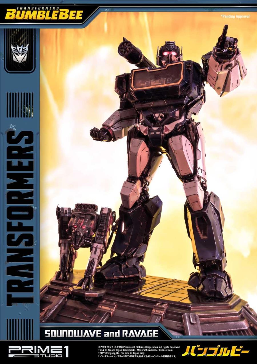 Transformers: Bumblebee (Film) Soundwave & Ravage EX Version