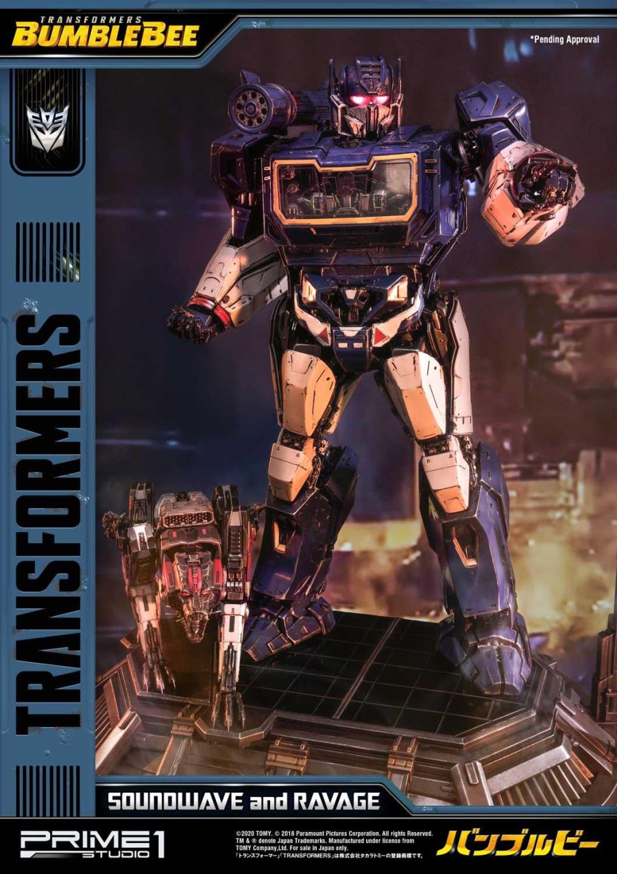 Transformers: Bumblebee (Film) Soundwave & Ravage EX Version