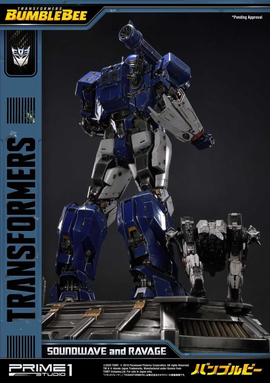 Transformers: Bumblebee (Film) Soundwave & Ravage EX Version
