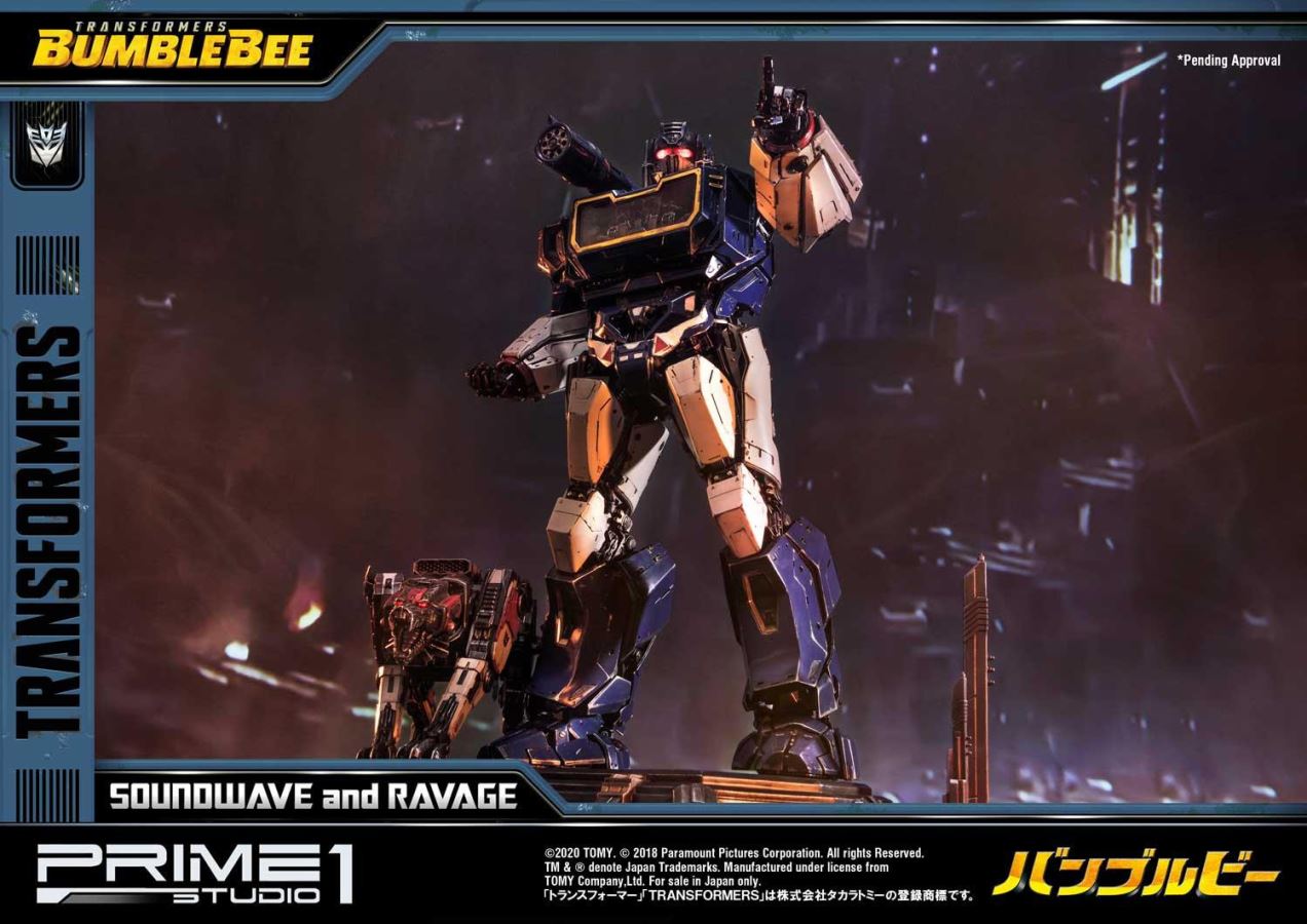 Transformers: Bumblebee (Film) Soundwave & Ravage EX Version