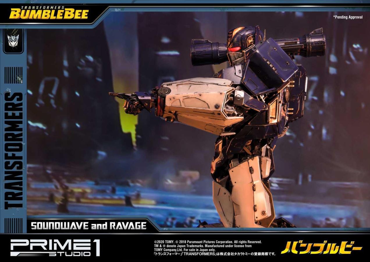 Transformers: Bumblebee (Film) Soundwave & Ravage EX Version